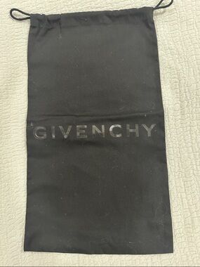 Givenchy Black Logo Drawstring Pouch